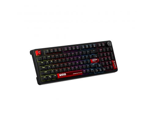 Marvo геймърска механична клавиатура Gaming Mechanical Keyboard Arma 98 KG937 - 1K, TNT Peach Switches [Linear], (English US), image _ab__is.image_number.default
