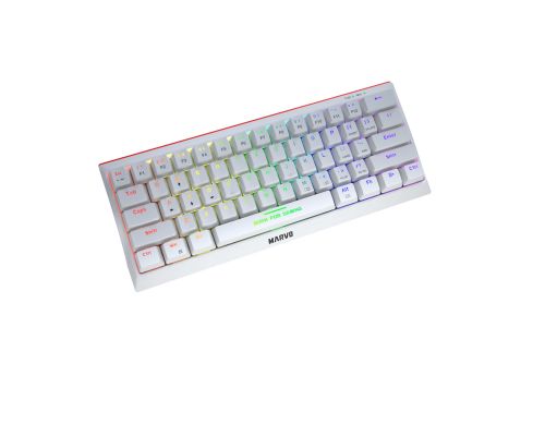 Marvo Gaming Mechanical keyboard 61 keys TKL Hecate 61R WH - KG962G White - RED switches, RGB (English US), image , 3 image