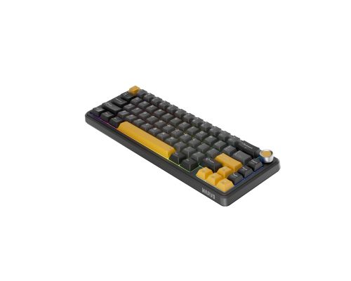 Marvo безжична механична геймърска клавиатура Wireless Gaming Mechanical keyboard Titan 65 - KG984W Black - Banana Crystal [Linear], image _ab__is.image_number.default