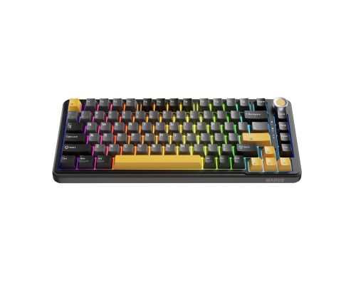 Marvo Wireless Gaming Mechanical keyboard Titan 75 - KG985W Black - Banana Crystal [Linear], image , 2 image