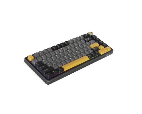 Marvo Wireless Gaming Mechanical keyboard Titan 75 - KG985W Black - Banana Crystal [Linear], image , 3 image