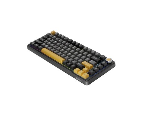 Marvo Wireless Gaming Mechanical keyboard Titan 75 - KG985W Black - Banana Crystal [Linear], image , 4 image