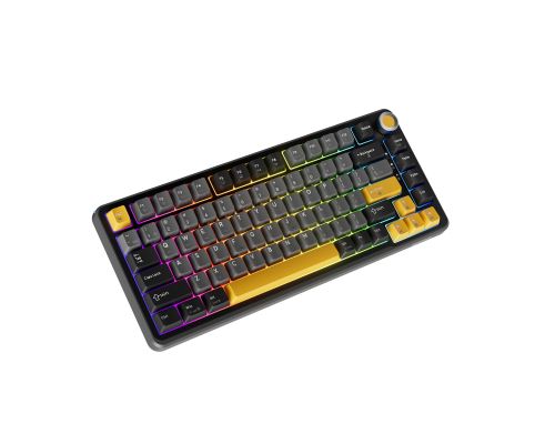Marvo Wireless Gaming Mechanical keyboard Titan 75 - KG985W Black - Banana Crystal [Linear], image , 5 image