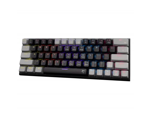 White Shark Gaming Mechanical Keyboard WAKIZASHI 2 - Red Switches (English US), Black, Gray, image , 2 image