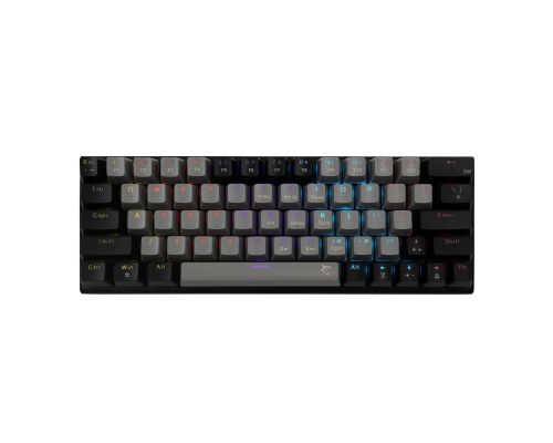 White Shark Gaming Mechanical Keyboard WAKIZASHI 2 - Blue Switches (English US), Gray, Black, image 