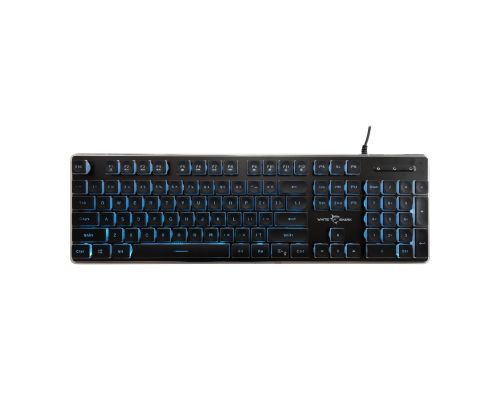 White Shark геймърска клавиатура Gaming Keyboard TACHI - Low-Profile (English US), Black, image 