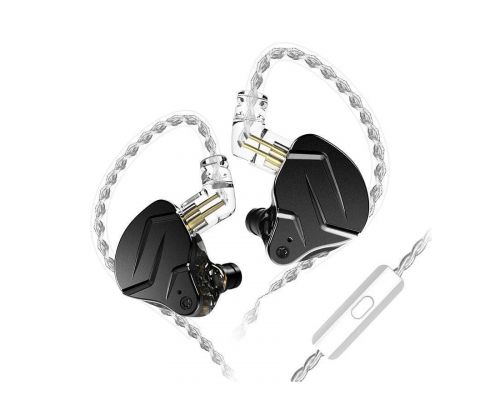 KZ професионални слушалки Hi-Fi In-Ear-Monitors - ZSN PRO X Black Mic, image 