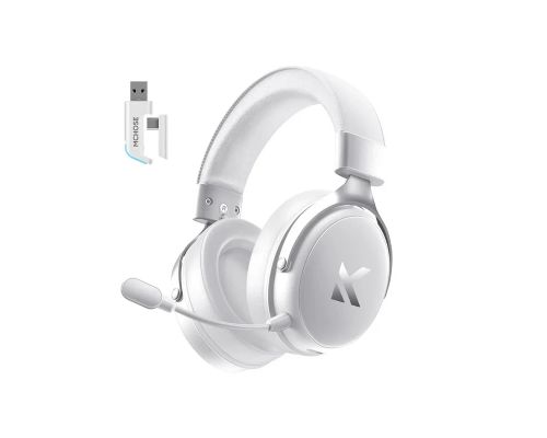 MCHOSE безжични геймърски слушалки Wireless Gaming Headphones - V9 Pro Icy White - Bluetooth , 2.4G, image _ab__is.image_number.default