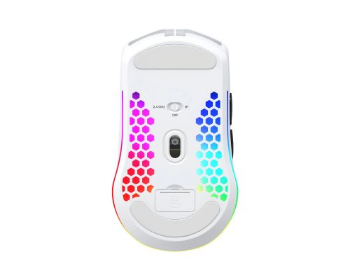 White Shark професионална геймърска мишка Wireless Gaming Mouse CADOR - 10000dpi, 1000Hz, Bluetooth, White, image _ab__is.image_number.default
