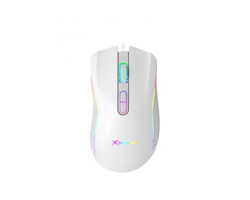Xtrike ME Gaming Mouse GM-314 White - 7200dpi, RGB, image 