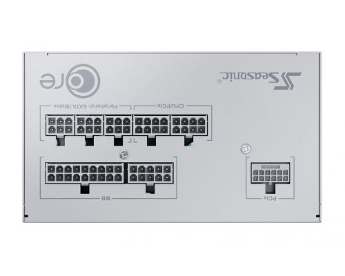 Seasonic PSU ATX 3.1 750W Gold, Full Modular, PCIe 5.1 - CORE GX-750 V2 White - SRP-CGX751-A5A32SF-WH, image , 5 image