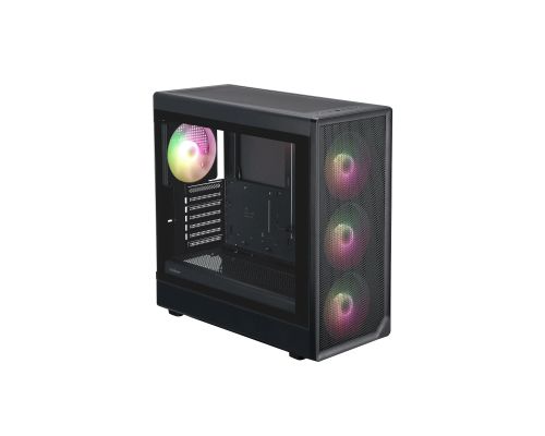 1stPlayer кутия Case ATX - AU8 Black - 4 x 140 mm A-RGB fans included, USB-C, image _ab__is.image_number.default
