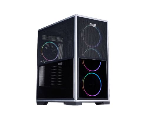 1stPlayer Case EATX - IF8 Black - 4 x 140 mm A-RGB fans included, USB-C, image 