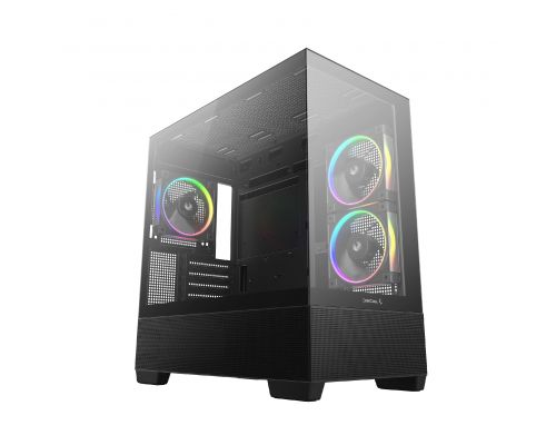 DeepCool кутия Case ATX - CG380 3F - 3 ARGB Fans, USB-C, image 