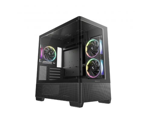 DeepCool кутия Case ATX - CG380U 3F - 3 ARGB Fans, USB-C, image 