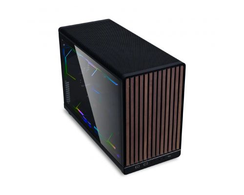 Lian Li кутия Case mATX - DAN Cases A3 Wood - Black, image _ab__is.image_number.default