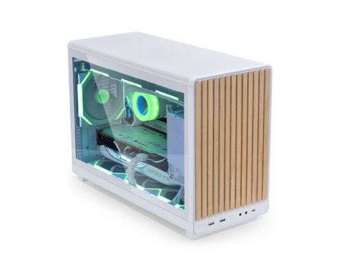 Lian Li кутия Case mATX - DAN Cases A3 Wood - White, image _ab__is.image_number.default