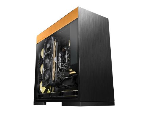 Geometric Future Case EATX - Model 8 Dharma Black/Gold, image 