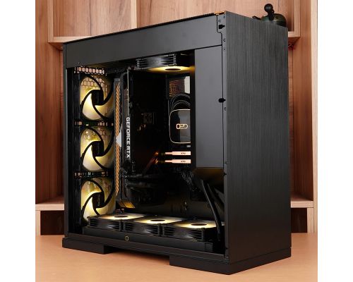 Geometric Future Case EATX - Model 8 Dharma Black/Gold, image , 3 image