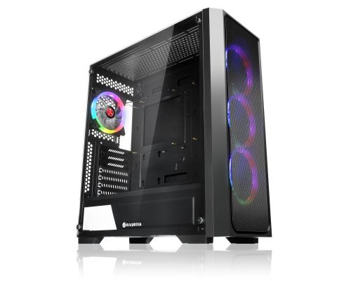 Raijintek Case EATX - PONOS MS4 - 4 x 120mm ARGB Fans, Mesh, image , 3 image
