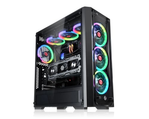 Raijintek кутия Case EATX - PONOS TG4 - 4 x 120mm ARGB Fans, Tempered Glass, image 