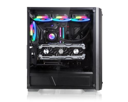 Raijintek кутия Case EATX - PONOS TG4 - 4 x 120mm ARGB Fans, Tempered Glass, image _ab__is.image_number.default