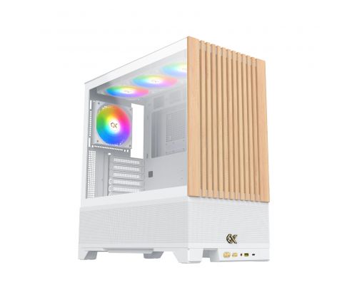 Xigmatek кутия Case EATX - Endorphin WD Arctic, Addressable RGB, Wood, image 