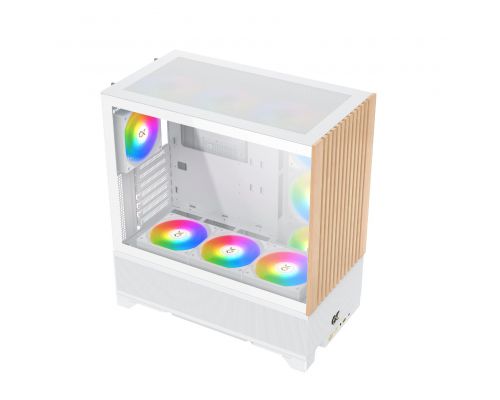 Xigmatek кутия Case EATX - Endorphin WD Arctic, Addressable RGB, Wood, image _ab__is.image_number.default