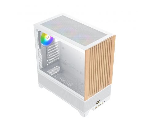Xigmatek кутия Case EATX - Endorphin WD Arctic, Addressable RGB, Wood, image _ab__is.image_number.default