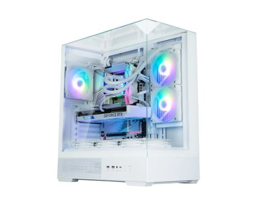 Zalman Case ATX - P40 Prism White, image , 3 image