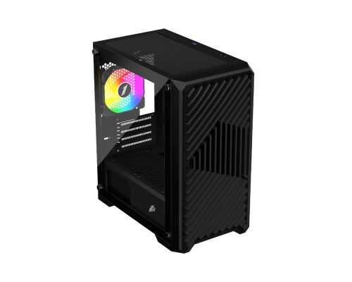 1stPlayer Case mATX - TRILOBITE T5 Black, image , 2 image
