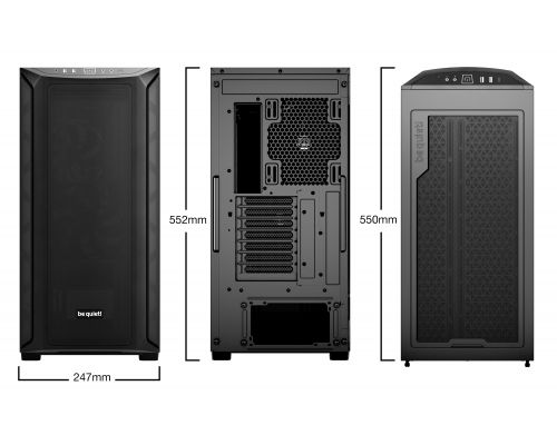 be quiet! Case EATX - Shadow Base 800 Black, image , 2 image