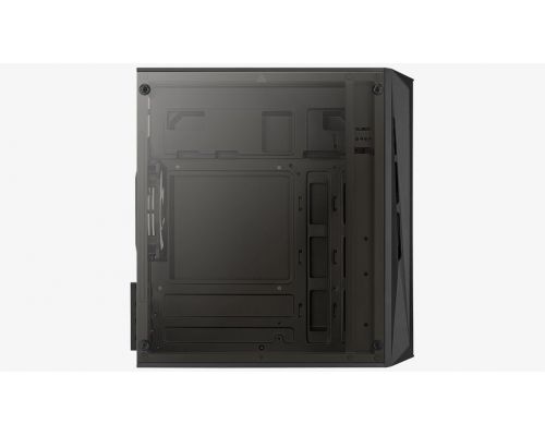 AeroCool Case mATX - CS-107-A-BK-v2 - 3 fans included, image , 5 image