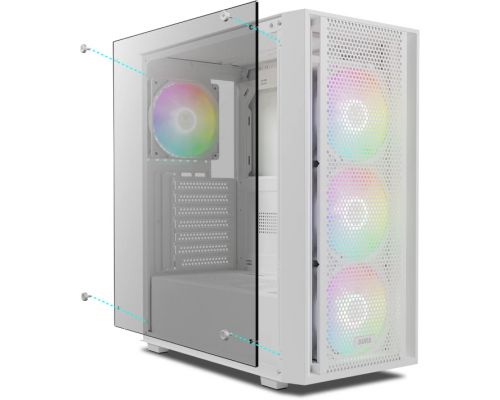 Gamdias кутия Case ATX - AURA GC2 Elite White - Mesh, RGB, Tempered Glass, image _ab__is.image_number.default