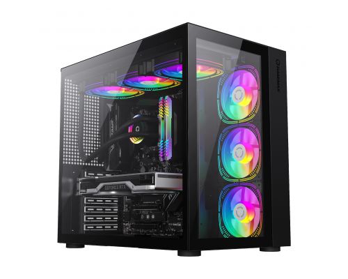 Gamemax кутия Case ATX - Infinity Black, image 