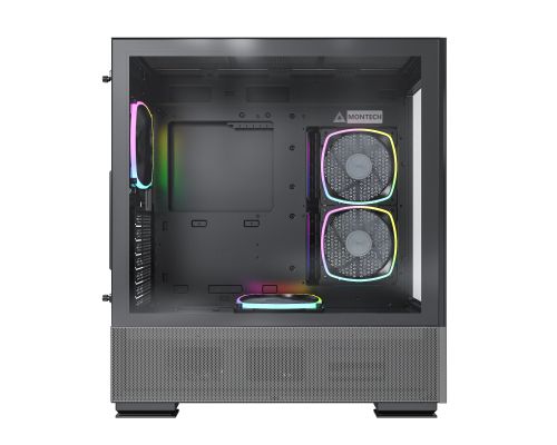 Montech SKY TWO, Mid-tower Case, TG, 4x120mm ARGB Fans, Black, image , 2 image