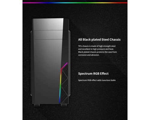 Zalman Case ATX - T8 - RGB, image , 4 image