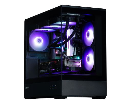 Zalman Case mATX - P30 Black - aRGB, Tempered Glass, image 