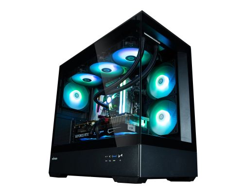 Zalman Case mATX - P30 Black - aRGB, Tempered Glass, image , 4 image