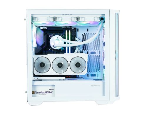 Zalman Case EATX - Z10 DUO White - Mesh/Tempered Glass, image , 3 image