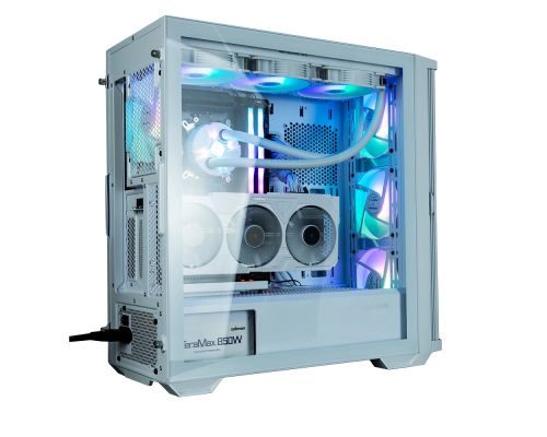 Zalman Case EATX - Z10 DUO White - Mesh/Tempered Glass, image , 4 image
