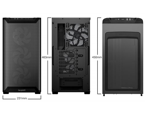 be quiet! кутия Case ATX - Pure Base 501 LX Black, image _ab__is.image_number.default