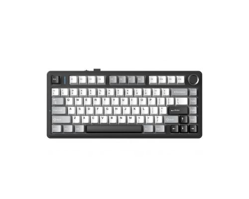 Aula геймърска механична клавиатура Wireless Gaming Mechanical Keyboard F75HE - Black King Magnetic Switch [Linear] (English US), Black, Gray, image 