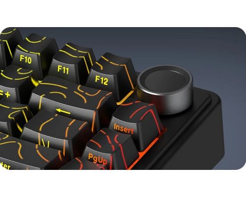 Aula геймърска механична клавиатура Wireless Gaming Mechanical Keyboard F75HE - Black King Magnetic Switch [Linear] (English US), Black, Gray, image _ab__is.image_number.default
