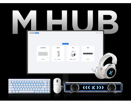 MCHOSE професионална геймърска мишка A5 V3 Black - Ultralight 8K Wireless Mouse, Omron Mechanical Switches, image _ab__is.image_number.default
