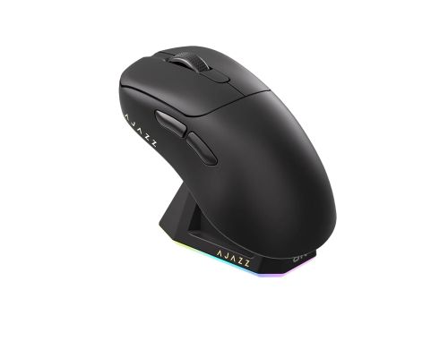 Ajazz професионална геймърска мишка AJ179 PRO - Wireless Gaming Mouse - 8K, Magnetic Charging Dock, Black, image 