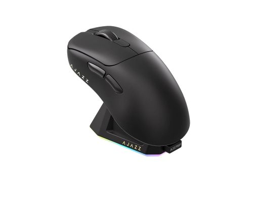 Ajazz професионална геймърска мишка AJ179 PRO - Wireless Gaming Mouse - 8K, Magnetic Charging Dock, Black, image _ab__is.image_number.default