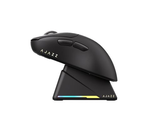 Ajazz професионална геймърска мишка AJ179 PRO - Wireless Gaming Mouse - 8K, Magnetic Charging Dock, Black, image _ab__is.image_number.default